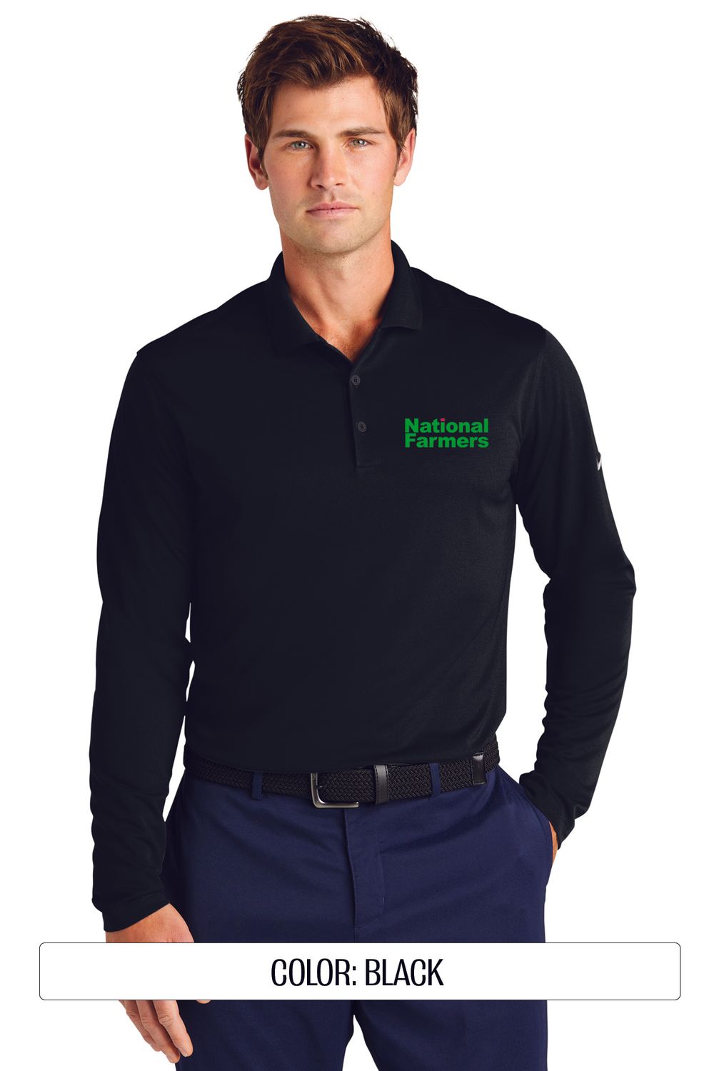 NF - Nike Dri-FIT Micro Pique 2.0 Long Sleeve Polo NKDC2104