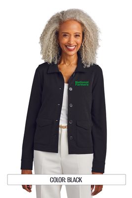 NF- Brooks Brothers Women’s Mid-Layer Stretch Button Jacket BB18205