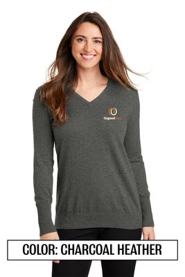 OB Port Authority® Women's V-Neck Sweater OBLSW285