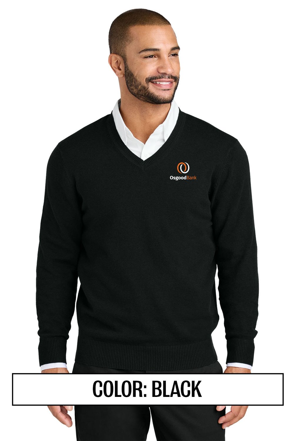 OB - Port Authority Easy  Care V-Neck Sweater OBSW2850