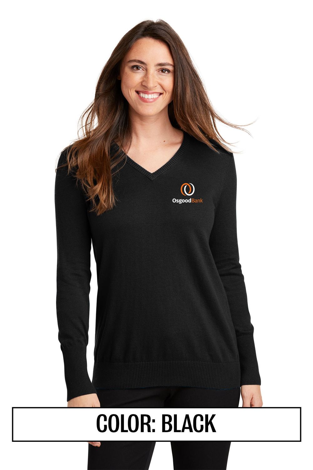 OB Port Authority® Women&#39;s V-Neck Sweater OBLSW285