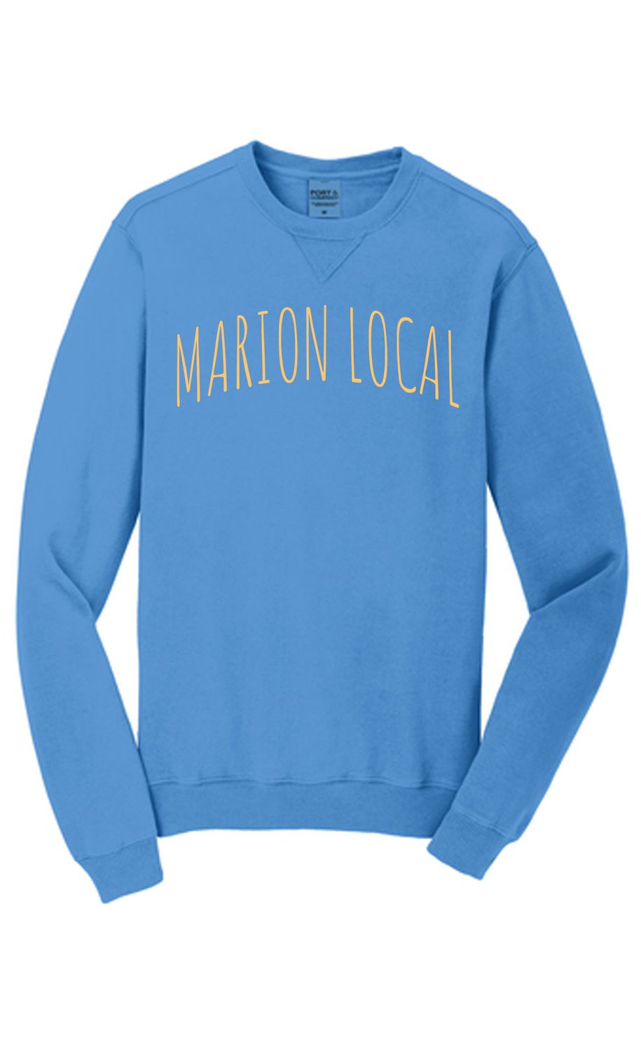 Marion Local  Port &amp; Company® Beach Wash® Garment-Dyed Crewneck Sweatshirt PC098ML