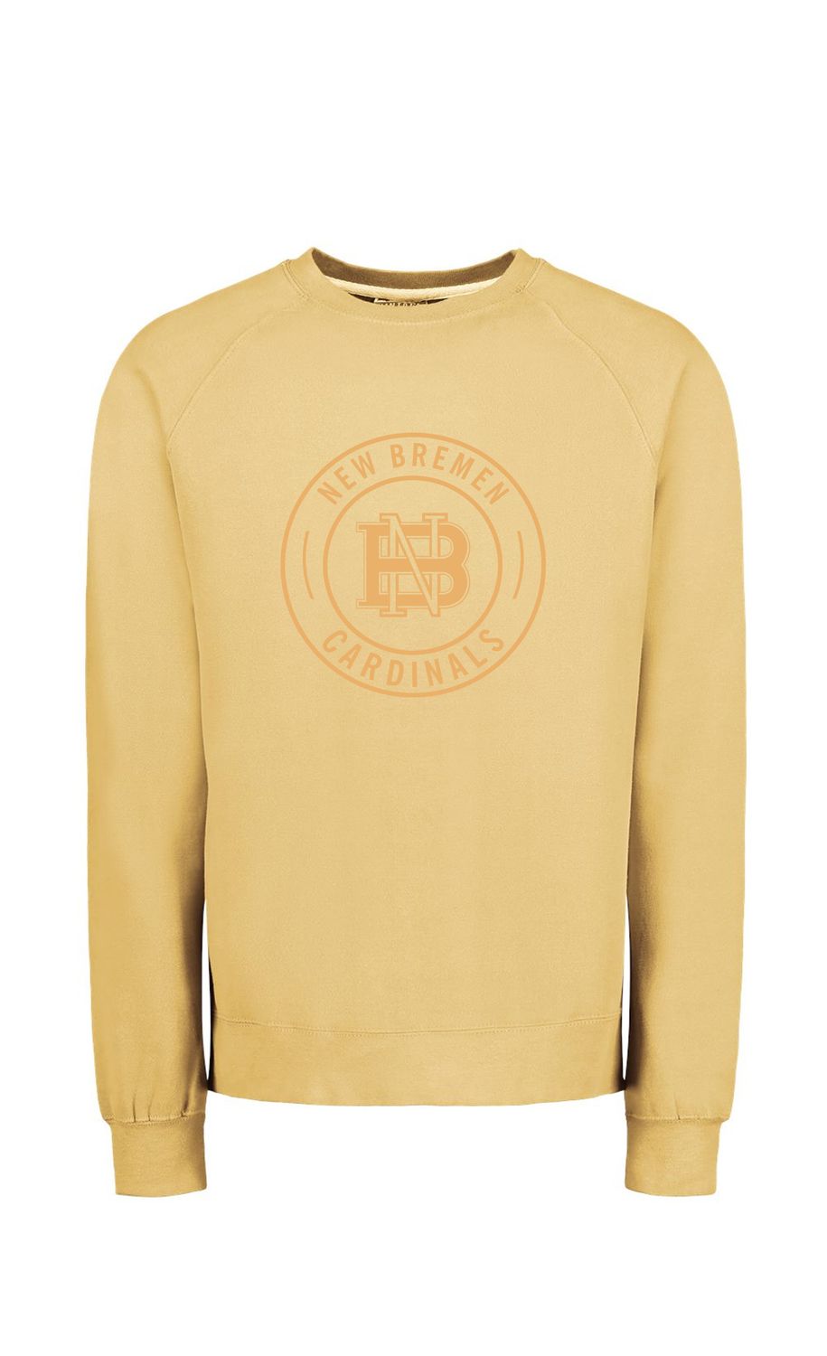 New Bremen - MV Sport - Vintage Fleece Raglan Crewneck Sweatshirt - 17116NB