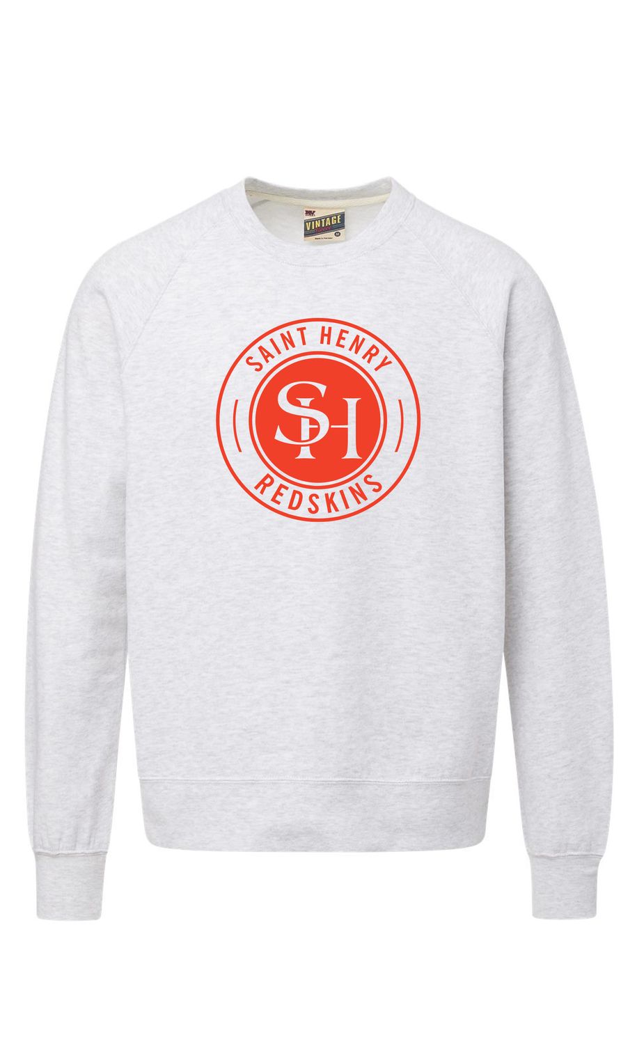 St Henry - MV Sport - Vintage Fleece Raglan Crewneck Sweatshirt - 17116SH