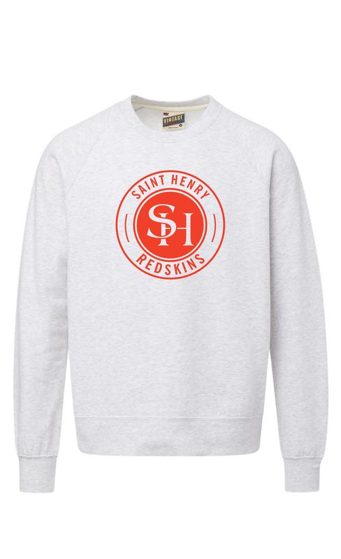 St Henry - MV Sport - Vintage Fleece Raglan Crewneck Sweatshirt - 17116SH