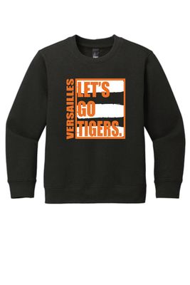 VERSAILLES District® Youth V.I.T.™ Fleece Crew _ LET'S GO  DT6104Y
