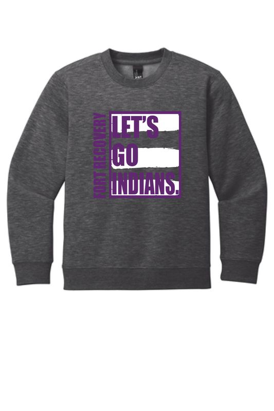 FORT RECOVERY District® Youth V.I.T.™ Fleece Crew _ LET&#39;S GO  DT6104Y