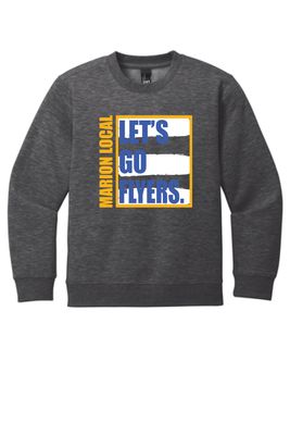MARION LOCAL District® Youth V.I.T.™ Fleece Crew _ LET&#39;S GO  DT6104Y