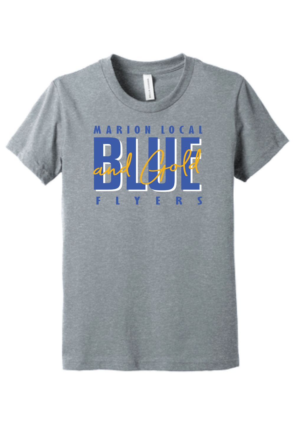 MARION LOCAL BELLA+CANVAS ® Youth Triblend Short Sleeve Tee _ VIBES  BC3413Y