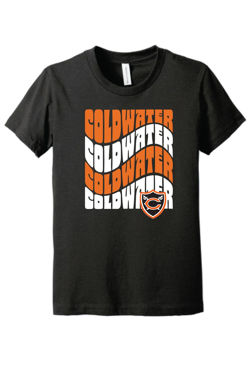 COLDWATER BELLA+CANVAS ® Youth Triblend Short Sleeve Tee _ WAVY  BC3413Y