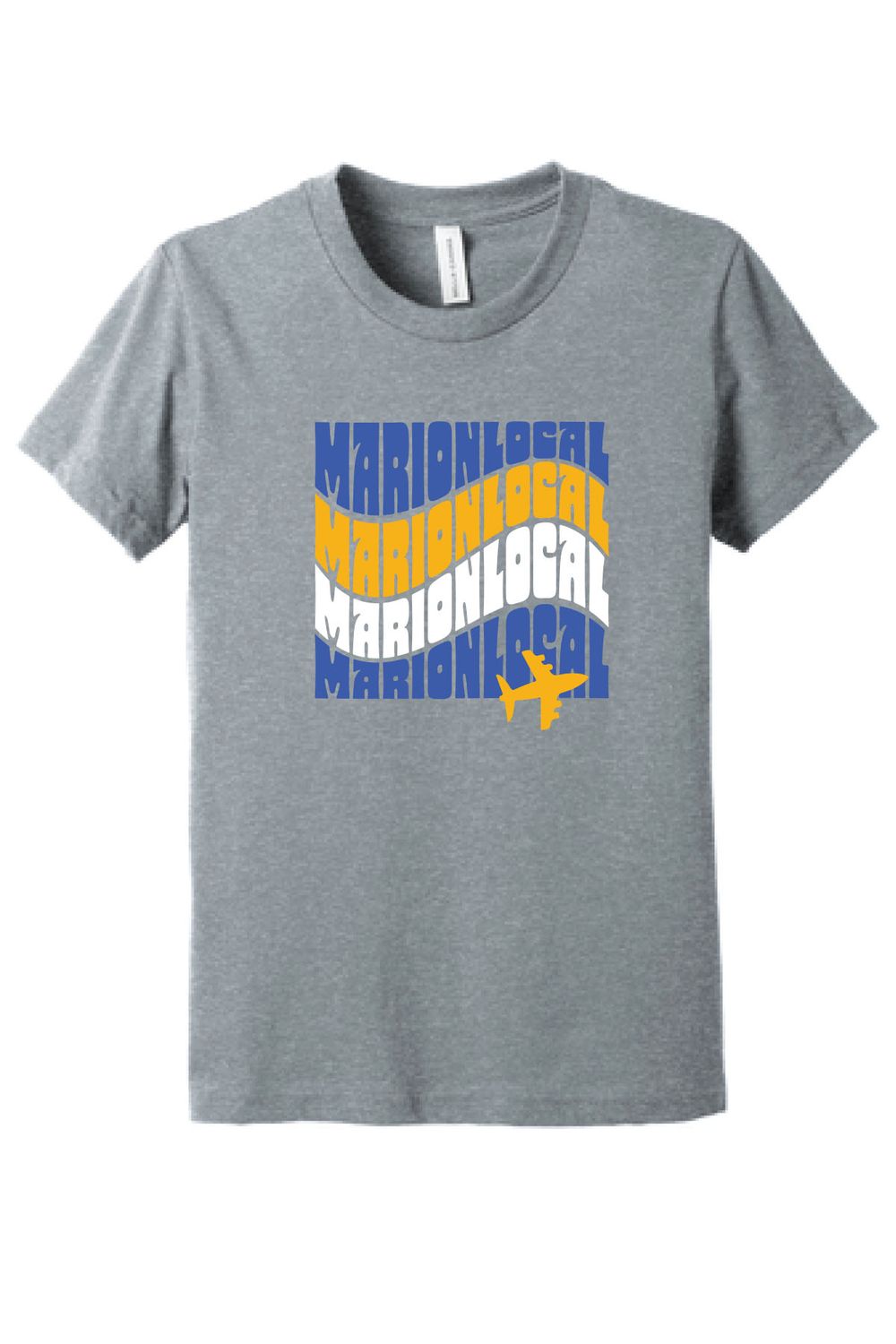 MARION LOCAL BELLA+CANVAS ® Youth Triblend Short Sleeve Tee _ WAVY  BC3413Y