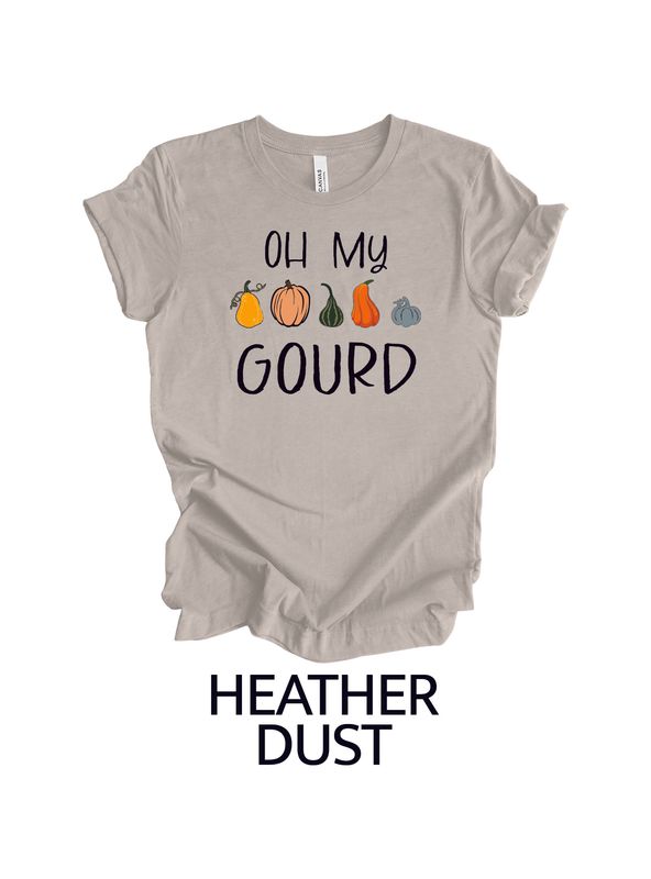 Fall - Bella+Canvas Jersey Tee _ Oh My Gourd BC3001CVC