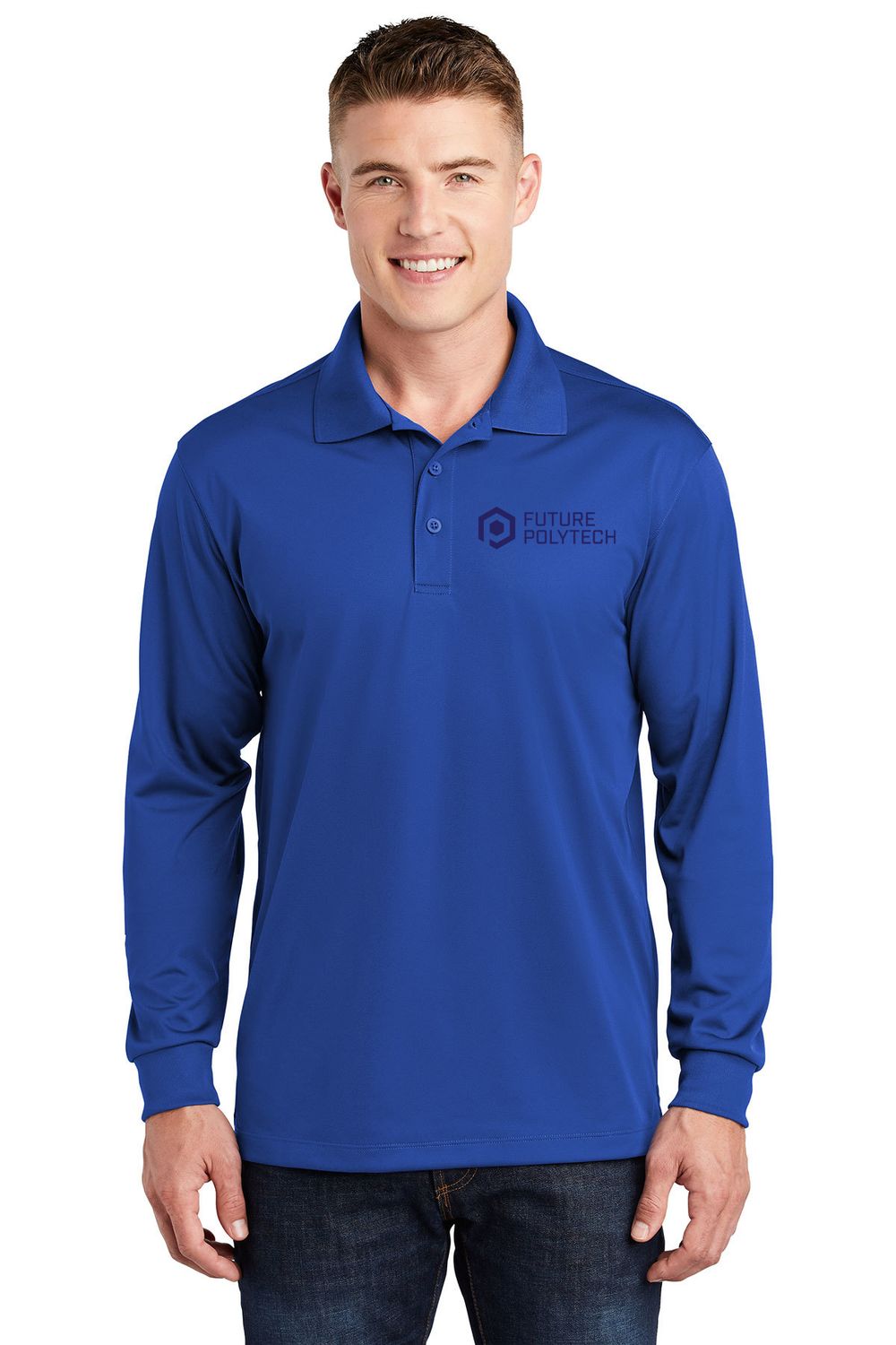 FPT - Sport-Tek® Long Sleeve Micropique Sport-Wick® Polo _ ST657