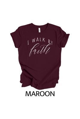 TMS _ I WALK BY FAITH _ T-shirt