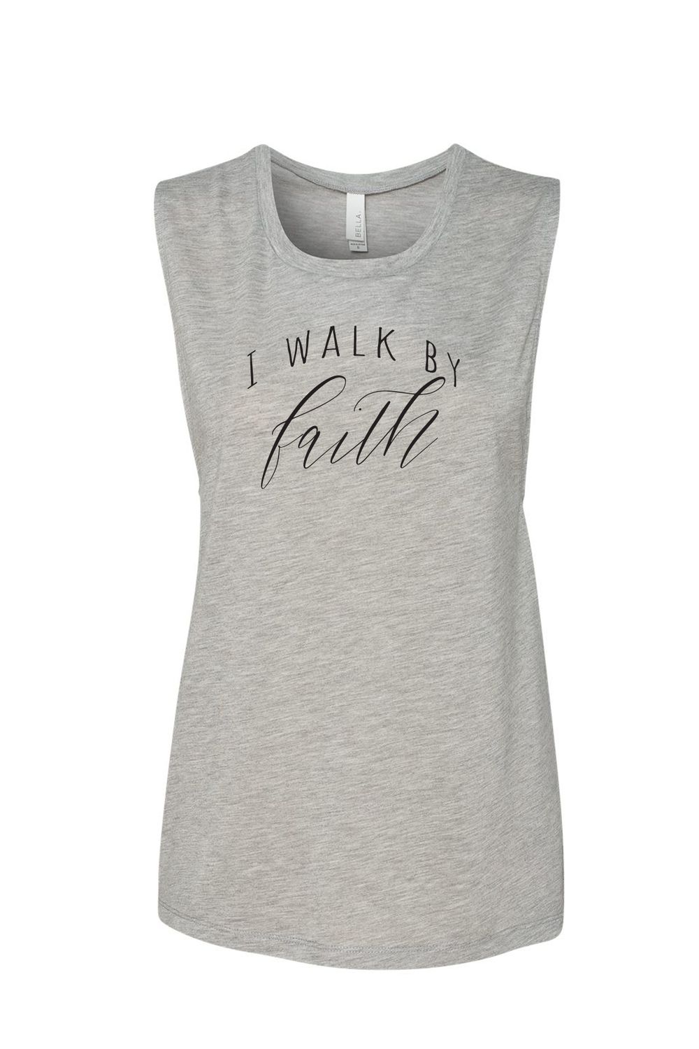 TMS _ I Walk By Faith _ Muscle Tank