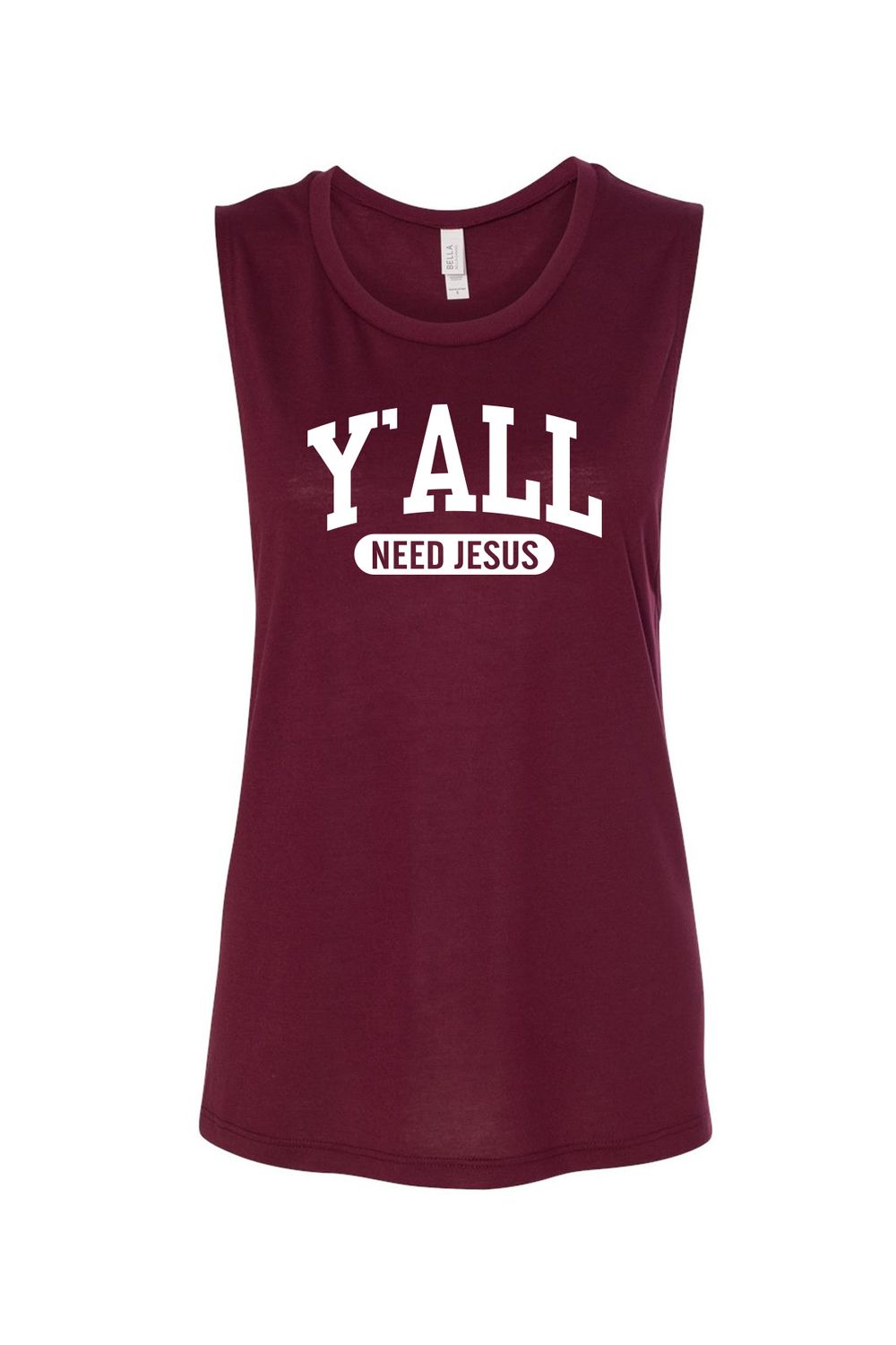 TMS _ Y&#39;ALL NEED JESUS _ Muscle Tank