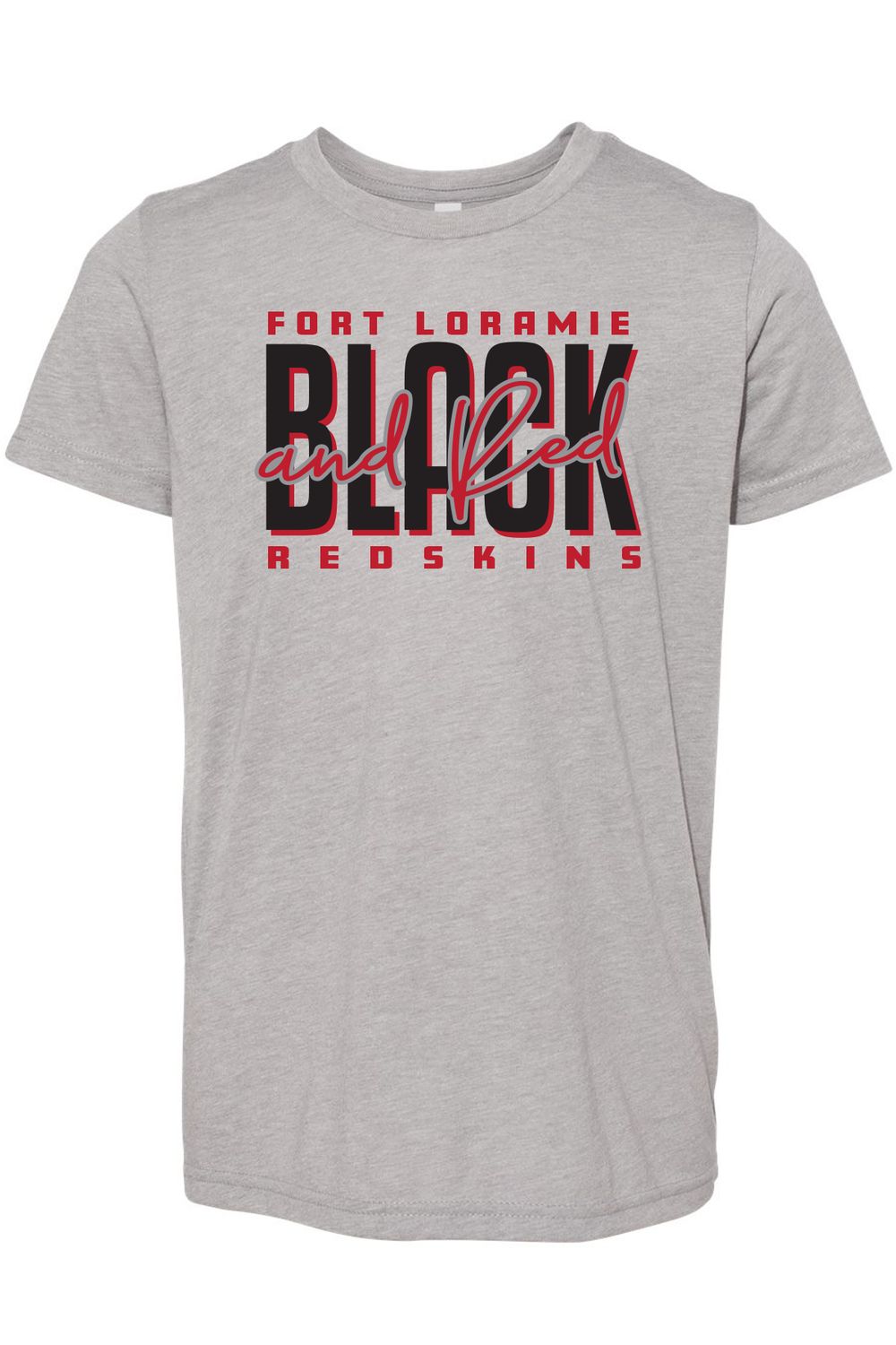 FORT LORAMIE BELLA+CANVAS ® Youth Triblend Short Sleeve Tee _ VIBES  BC3413Y