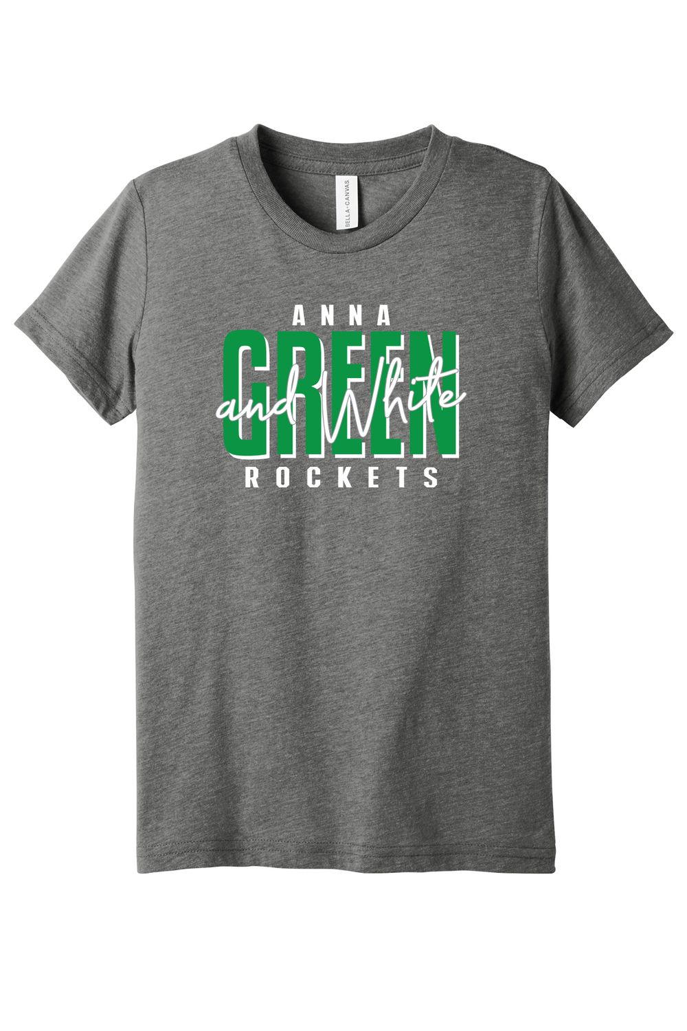 ANNA BELLA+CANVAS ® Youth Triblend Short Sleeve Tee _ VIBES  BC3413Y