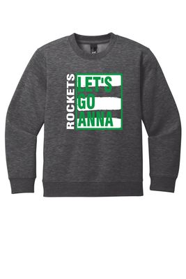 ANNA District® Youth V.I.T.™ Fleece Crew _ LET&#39;S GO  DT6104Y