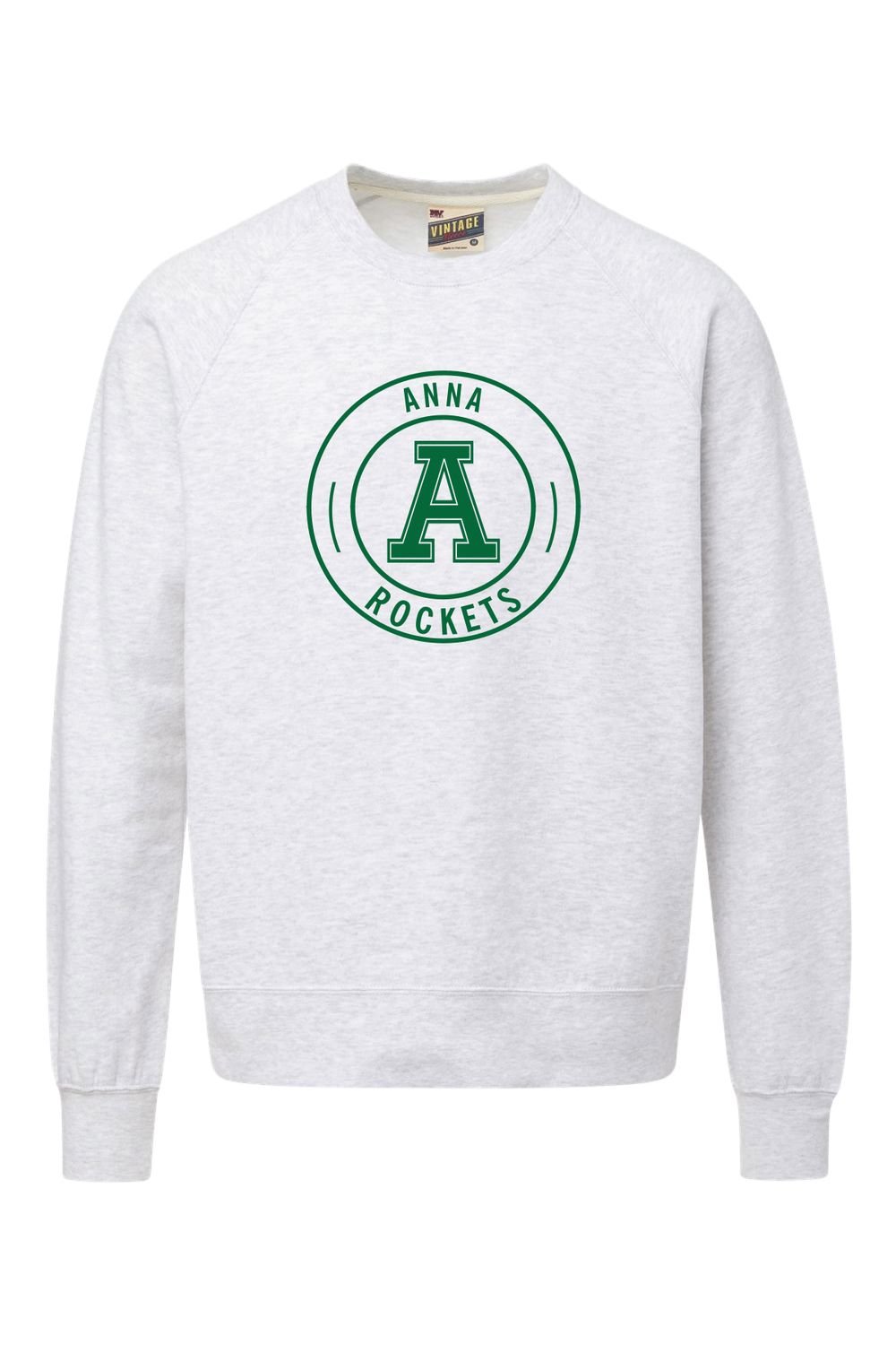 ANNA - MV Sport - Vintage Fleece Raglan Crewneck Sweatshirt - 17116A