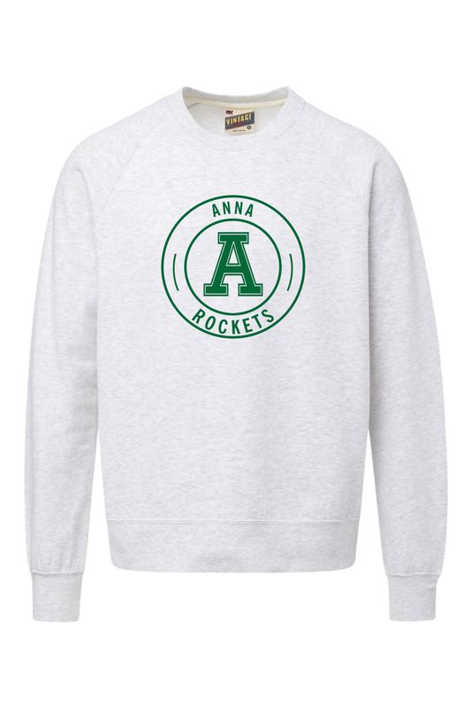 ANNA - MV Sport - Vintage Fleece Raglan Crewneck Sweatshirt - 17116A