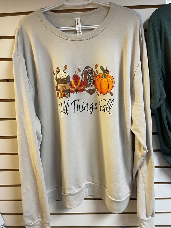 Fall - Bella + Canvas Classic Crewneck _ All Things Fall BC3911