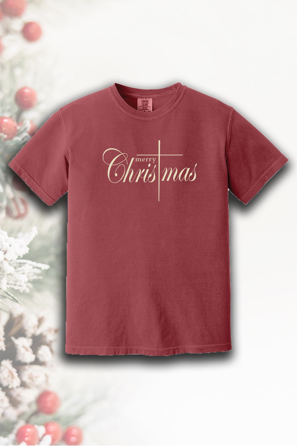 Christmas - Comfort Colors Heavy Cotton T-shirt _ Faith Christmas 1717