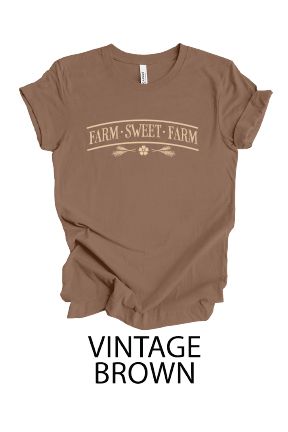 TMS _ BELLA+CANVAS ® Unisex Heather CVC Short Sleeve Tee _ Farm Sweet Farm