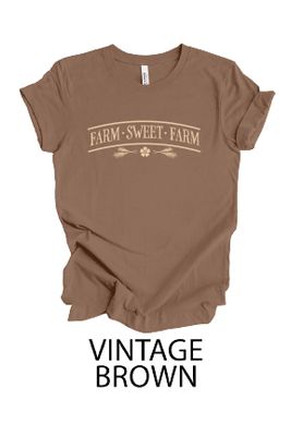 TMS _ BELLA+CANVAS ® Unisex Heather CVC Short Sleeve Tee _ Farm Sweet Farm