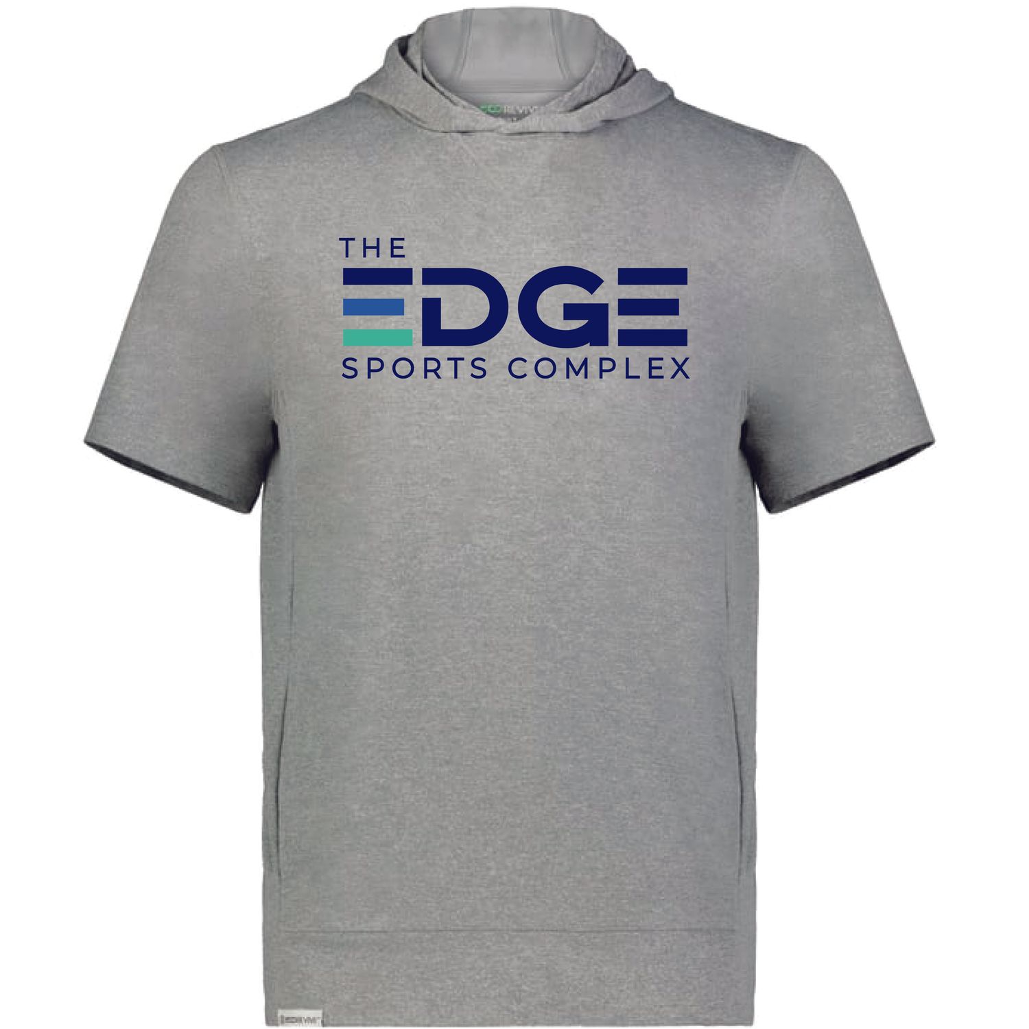 THE EDGE - YOUTH SHORT SLEEVE HOODIE 222605, Color: LIGHT GREY _ SPORTS COMPLEX, Size: YOUTH SMALL
