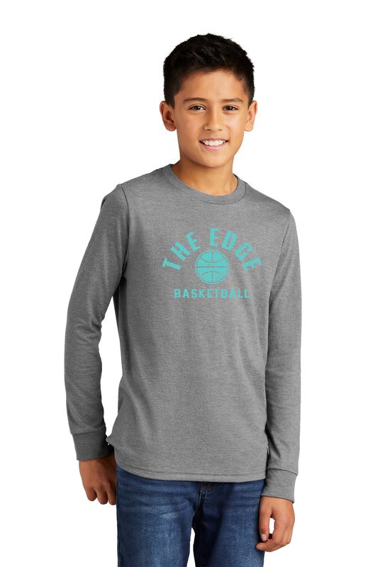 THE EDGE - YOUTH District Triblend Long Sleeve - Vintage Design DT132Y
