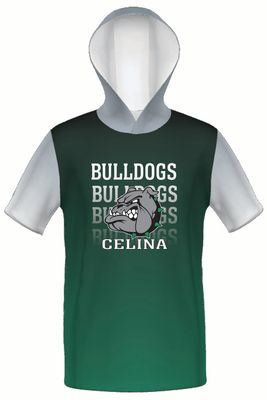 Celina _ Cotton Touch Short Sleeve Hoodie _ Sublimated Grey Sleeves