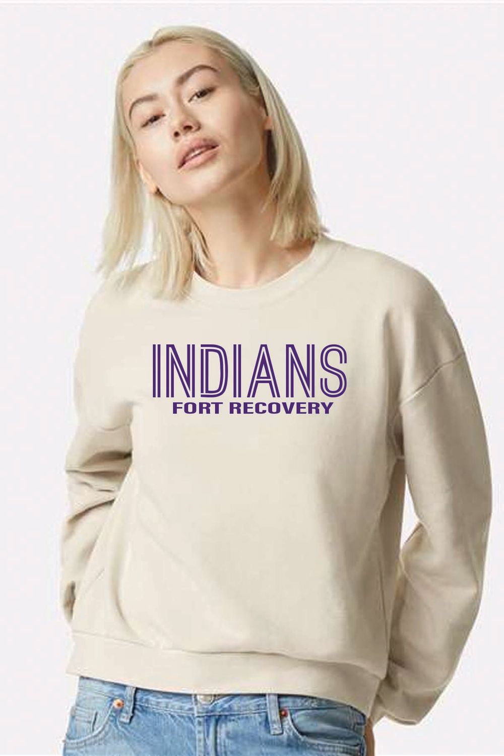 FR _ American Apparel - ReFlex Women&#39;s Fleece Crewneck Sweatshirt - RF494_FR