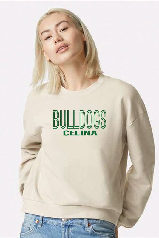 Celina _ American Apparel - ReFlex Women&#39;s Fleece Crewneck Sweatshirt - RF494_CEL