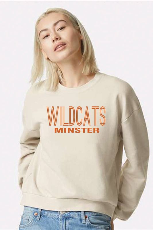 MIN _ American Apparel - ReFlex Women&#39;s Fleece Crewneck Sweatshirt - RF494_MIN