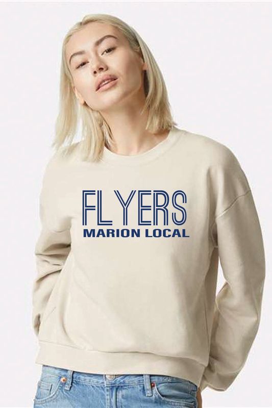 ML _ American Apparel - ReFlex Women&#39;s Fleece Crewneck Sweatshirt - RF494_ML