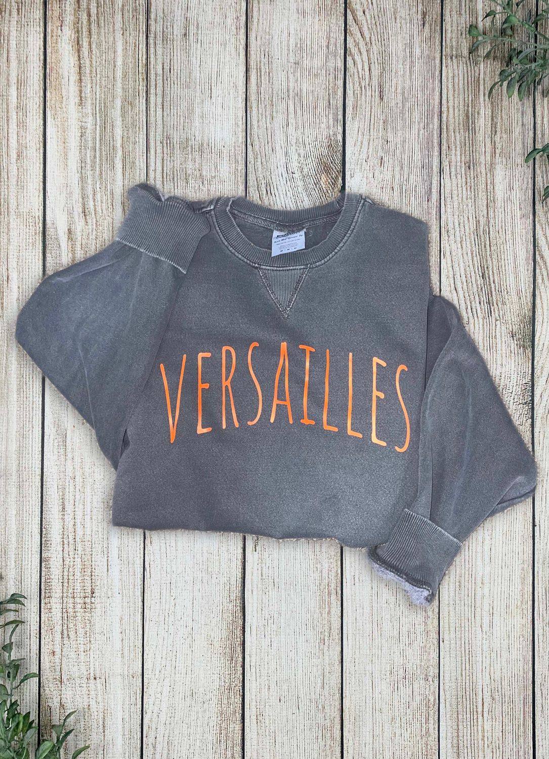 Versailles  Port &amp; Company® Beach Wash® Garment-Dyed Crewneck Sweatshirt PC098V