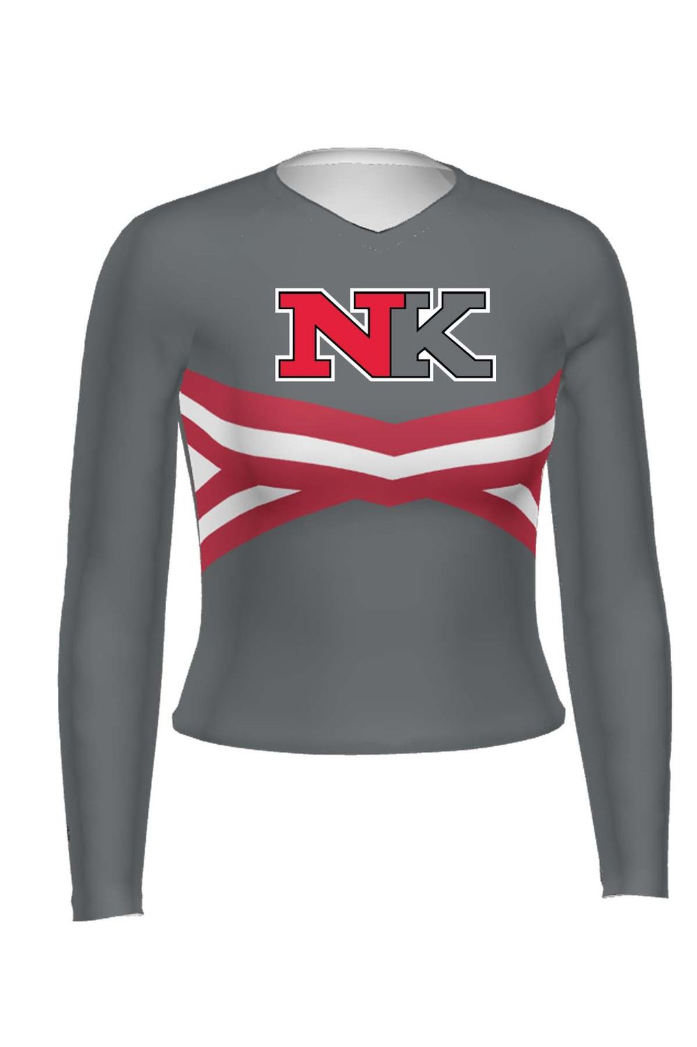 NEW KNOXVILLE  _ Long Sleeve Cheer Uniform