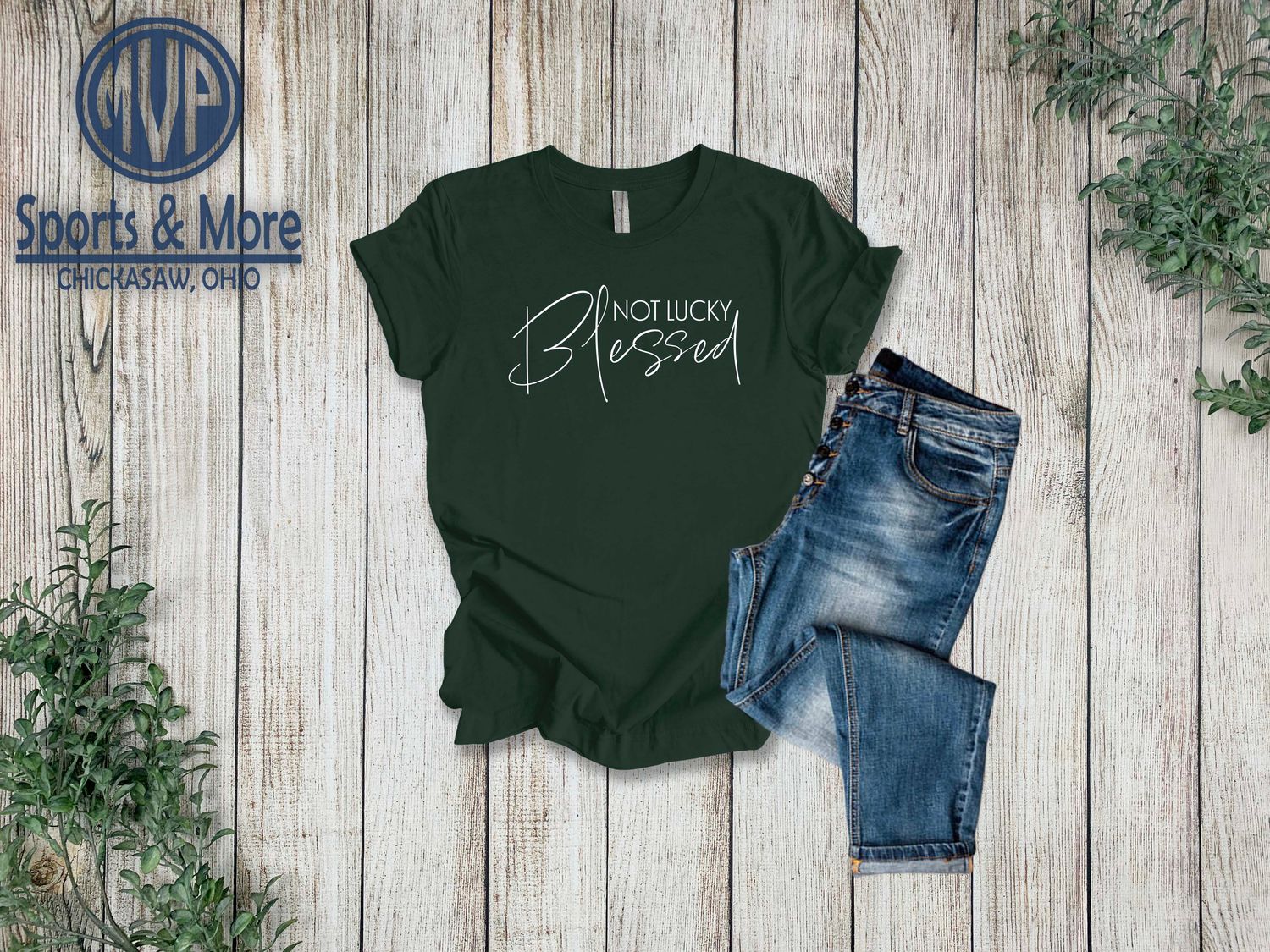BELLA + CANVAS - Triblend Tee  _ Not Lucky Blessed