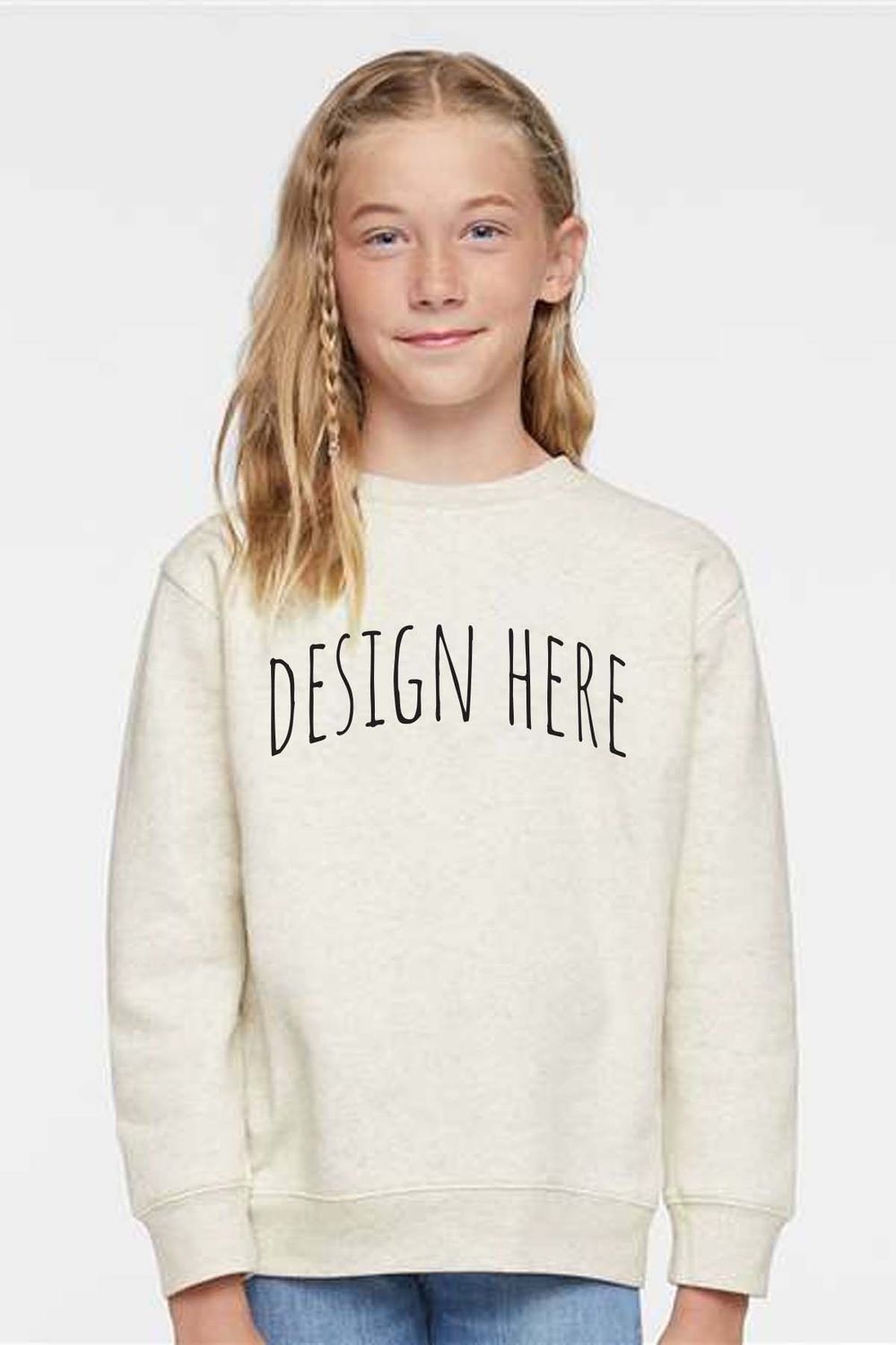 LAT - Youth Elevated Fleece Crewneck Sweatshirt _ Amatic Arch _ TMS