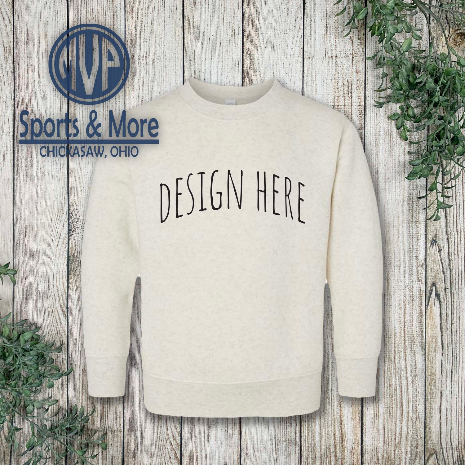 Rabbit Skins - Toddler Fleece Crewneck Sweatshirt _ Amatic Arch _ TMS