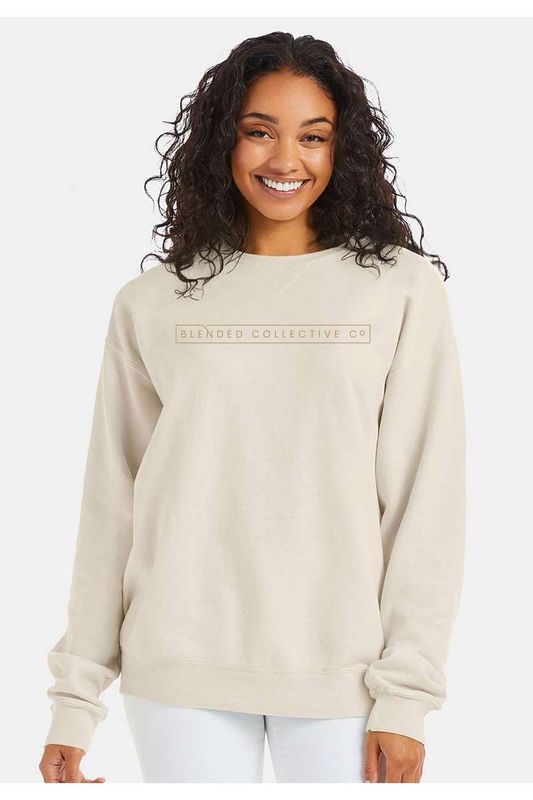 Embroidered _ ComfortWash by Hanes - Garment-Dyed Crewneck Sweatshirt