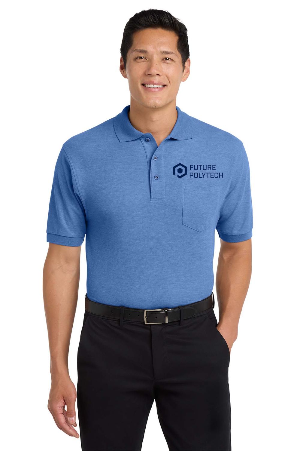 Port Authority® Silk Touch Polo with Pocket