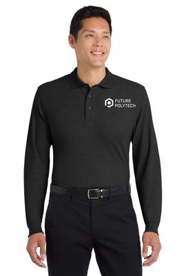 Port Authority® Tall Silk Touch™ Long Sleeve Polo TLK500LS Port Authority® Tall Silk Touch™ Long Sleeve Polo TLK500LS