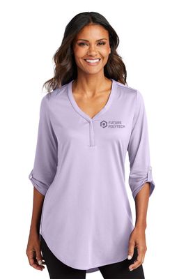 Port Authority® Women's City Stretch 3/4-Sleeve Tunic LK6840 Port Authority® Women's City Stretch 3/4-Sleeve Tunic LK6840