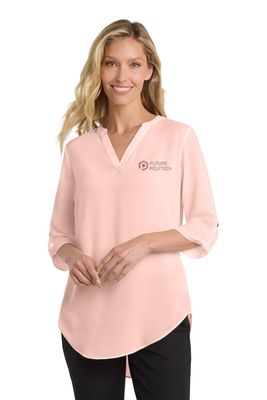 Port Authority® Women's 3/4-Sleeve Tunic Blouse. LW701 Port Authority® Women's 3/4-Sleeve Tunic Blouse. LW701