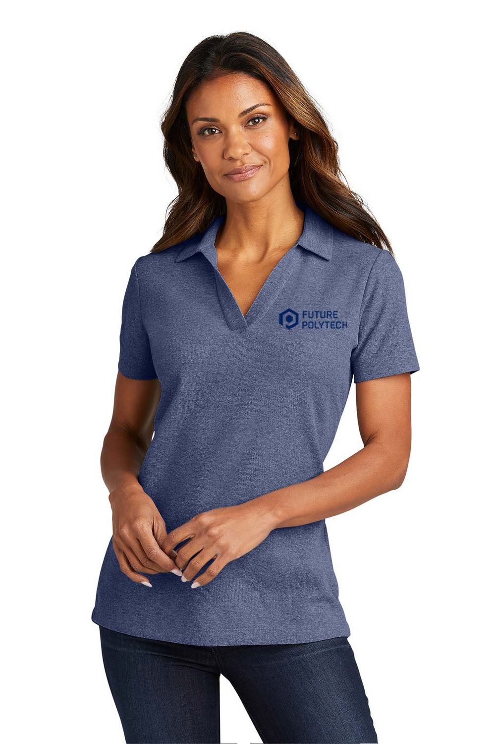 Port Authority® Women&#39;s C-FREE® Cotton Blend Pique Polo LK867