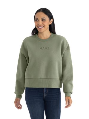 Next Level Apparel Women’s Heavyweight Sweatshirt NL9087 - EMB. MAMA