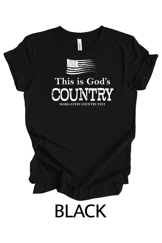 Bella+Canvas WOMEN&#39;S  Relaxed Triblend Tee _ God&#39;s Country