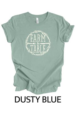 BELLA+CANVAS ® Unisex Triblend Short Sleeve Tee _ Farm to Table